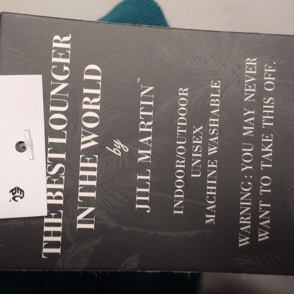 Jill Martin Unisex Sherpa Lounger Jacket Oversized, Faux Fur, Teal, XS/S NWT - Picture 7 of 9